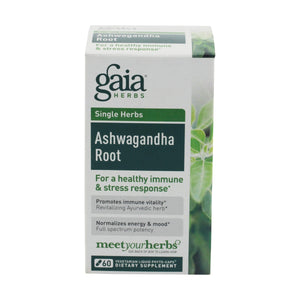 Gaia Herbs Ashwagandha Root Capsules, 60 CT