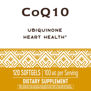 Nature's Way CoQ10 100 mg Ubiquinone - 120 Softgels - The Oasis of Health