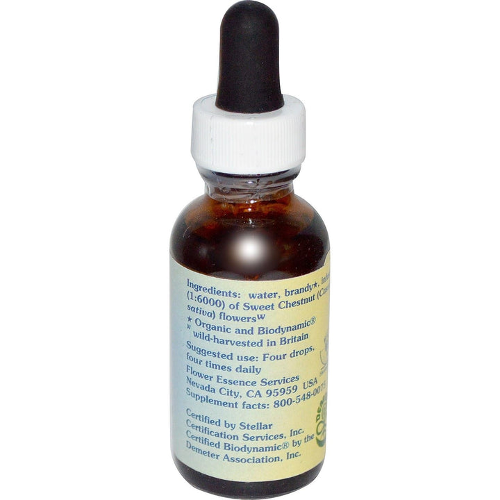 Flower Essence Healing Herb Sweet Chesnut Supplement Dropper - 1 fl oz