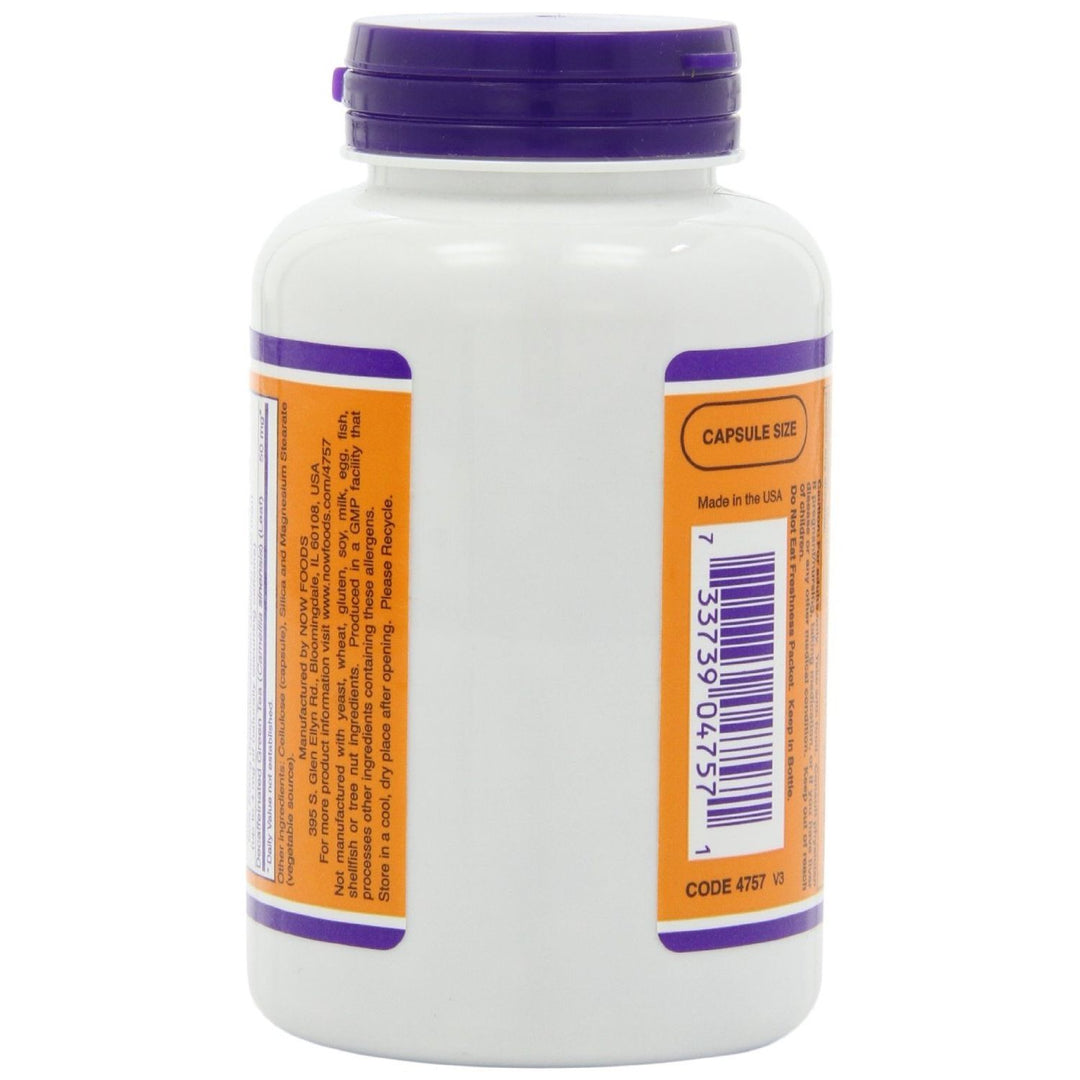 NOW Foods EGCg, Green Tea Extract, 400mg, 180 Veg Capsules, Pack of 3