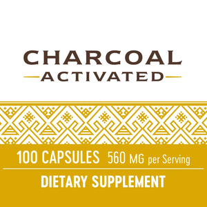 Nature's Way Activated Charcoal Supplement Gluten-Free 100 Capsules - The Oasis of Health