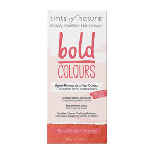 Tints Of Nature - Semi-Permanent Hair Color Bold Rose Gold - 2.46 fl. oz. - The Oasis of Health