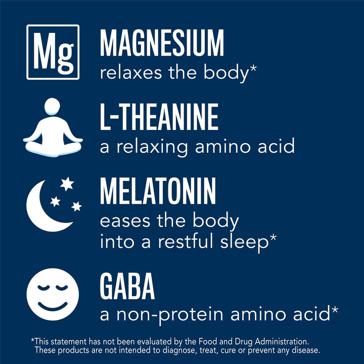 Natural Vitality Calm Sleep Drink Mix with Magnesium and Melatonin, Mixed Berry Flavor, 4 Ounces (Package May Vary)
