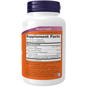 Now Foods Liver Caps 100 Capsules - 2432 - The Oasis of Health