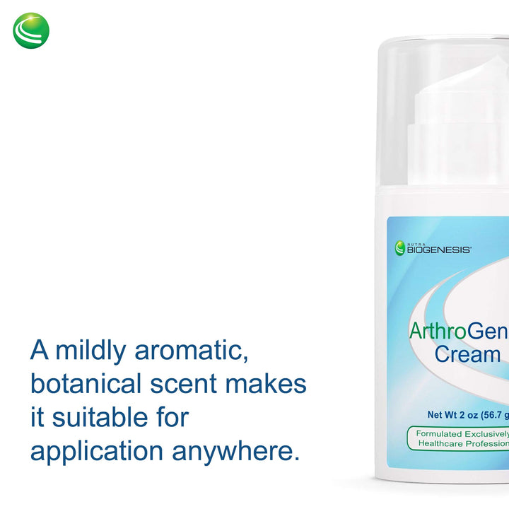 Nutra BioGenesis ArthroGenx Cream - Turmeric, Ginger and MSM to Help Soothe Skin and Massage Muscles &amp; Joints - 2 oz