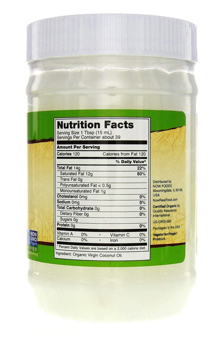 NOW Foods - Virgin Coconut Oil 20 fl oz