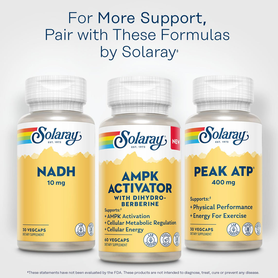 SOLARAY AMPK Activator with Dihydroberberine, 60 CT