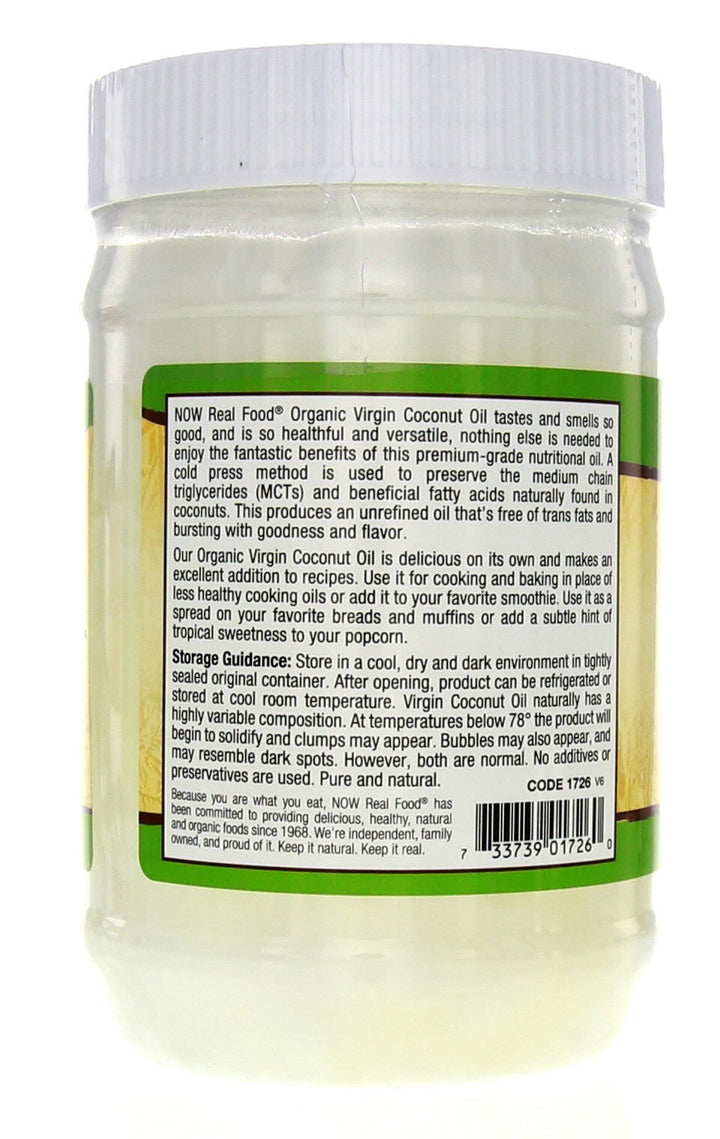 NOW Foods - Virgin Coconut Oil 20 fl oz