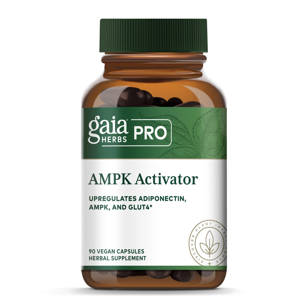 GAIA HERBS PRO AMPK Activator - Supports Cellular Energy - Contains Astragalus, Notoginseng &amp; Wellemon - Caffeine-Free - 90 Vegan Capsules