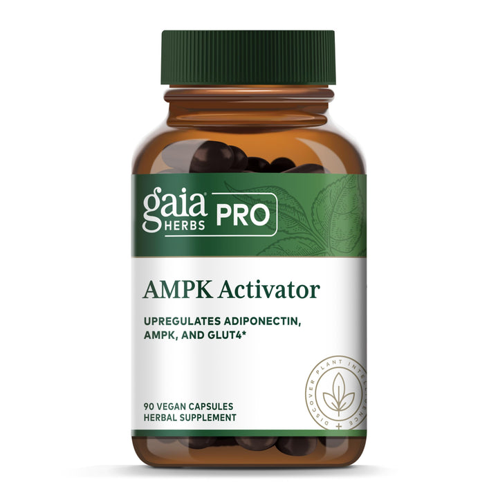 GAIA HERBS PRO AMPK Activator - Supports Cellular Energy - Contains Astragalus, Notoginseng &amp; Wellemon - Caffeine-Free - 90 Vegan Capsules