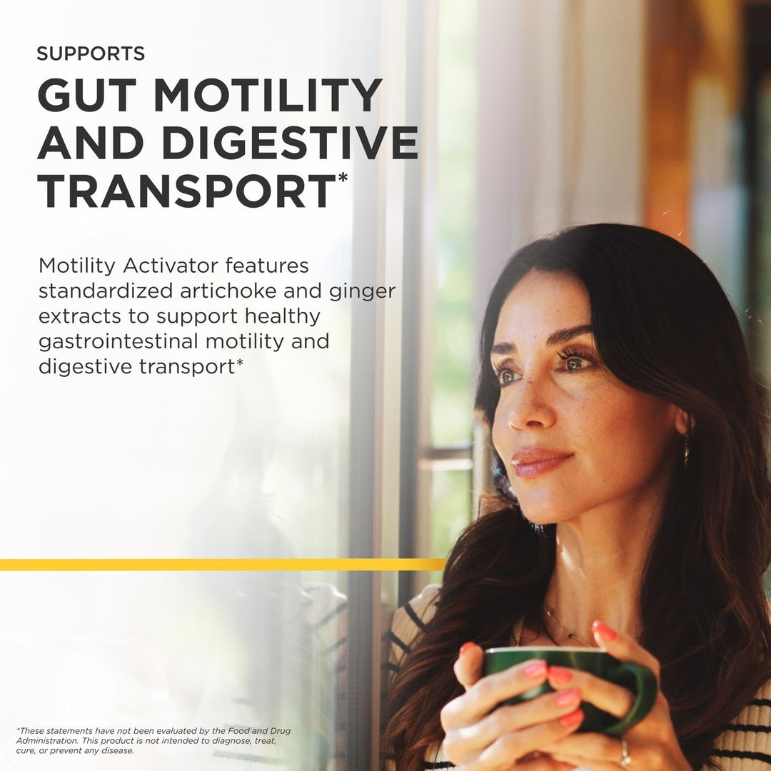 Integrative Therapeutics Motility Activator - GI Motility &amp; Gut Health Support Supplement* - Supports Gastrointestinal Comfort* - Dairy-Free &amp; Gluten-Free - 60 Capsules (60 Servings)
