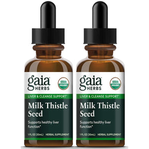 Gaia Herbs Milk Thistle Seed, 1-Ounce Bottle