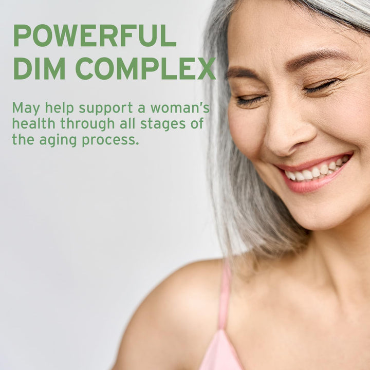 Emerita by Life-flo DIM Supplement, Balancing Support for Women with 100mg DIM Plus Calcium D-Glucarate and Broccoli Seed Extract, 60-Day Guarantee, Not Tested on Animals, 30 Servings, 60 VegCaps
