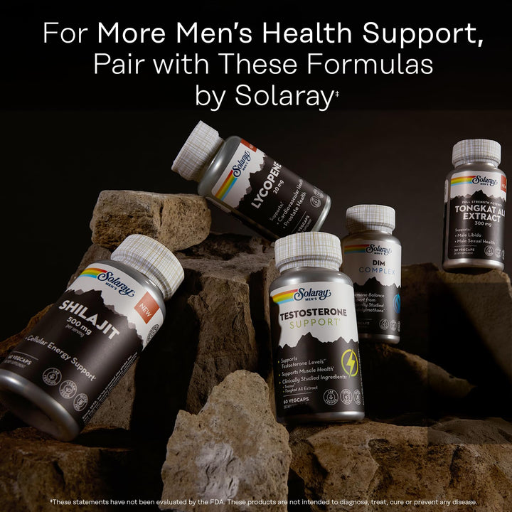 SOLARAY Lycopene 20mg - Heart Health and Prostate Health Support, Powerful Antioxidants Supplement Sourced from Tomatoes - Vegan, Gluten Free, Lab Verified, 60 Day Guarantee, 30 Servings, 30 VegCaps