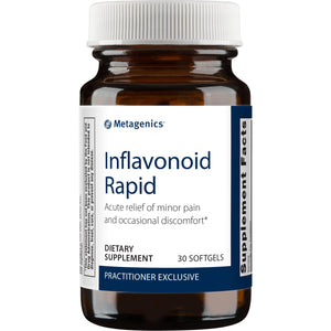 Metagenics Inflavonoid Rapid Supplement with Boswellia and Black Sesame Oil to Help Relieve Acute Minor Pain and Occasional Discomfort - 30 Softgels - The Oasis of Health