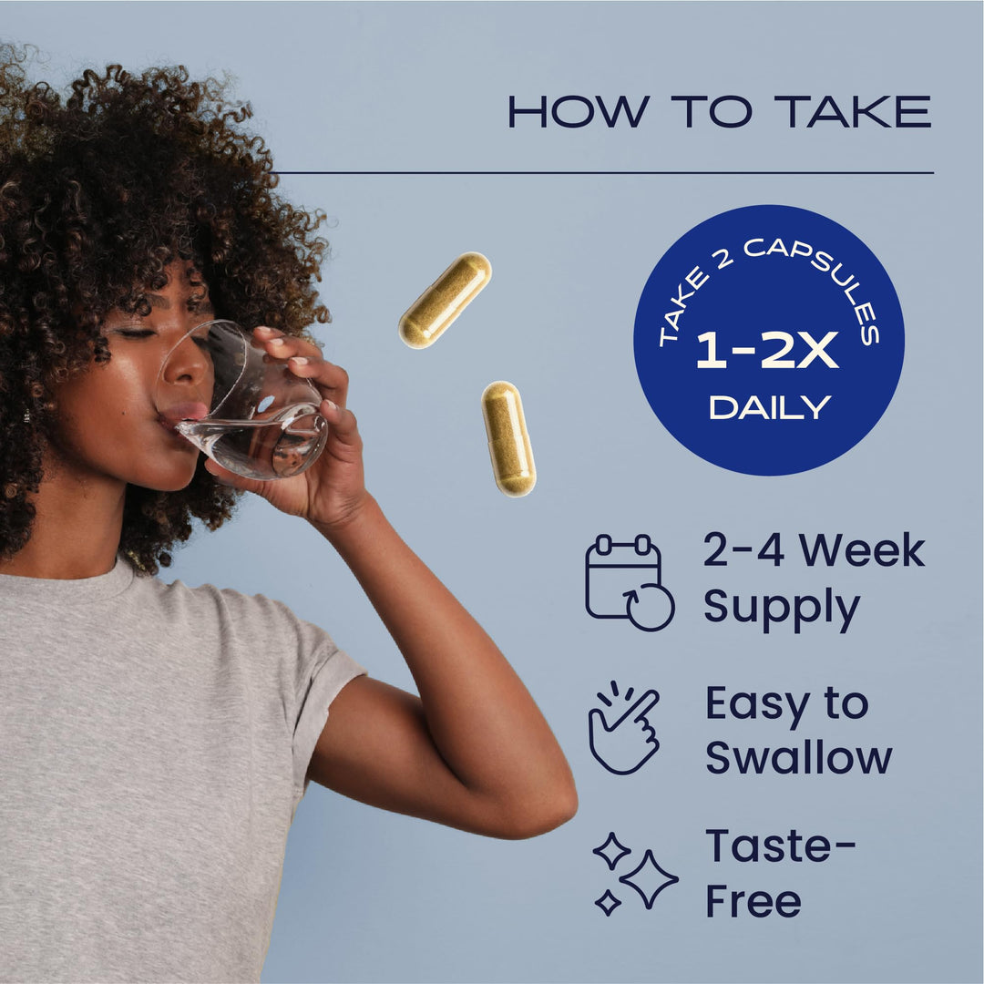 Herb Pharm Lemon Balm Calm Capsules: Calming Nervous System Support, Certified Organic Capsules with Lemon Balm Leaf Extract, Melatonin Free Relaxing Supplement, Vegan, 30 Day Supply, 60 Capsules