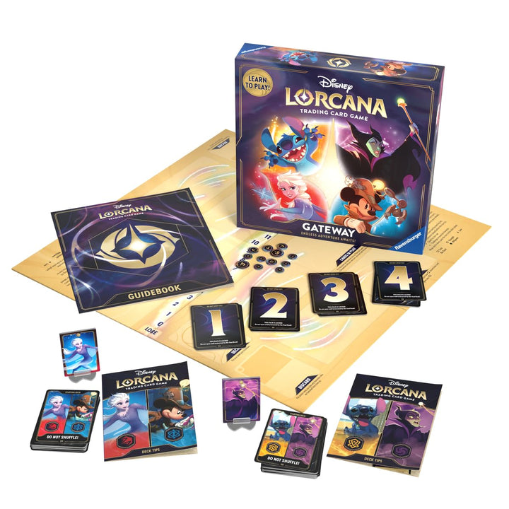 Ravensburger Disney Lorcana TCG: Gateway Board Game | Introductory Trading Card Game Experience for Ages 8+ | Learn to Play Disney Lorcana | Fun for New Players &amp; Families