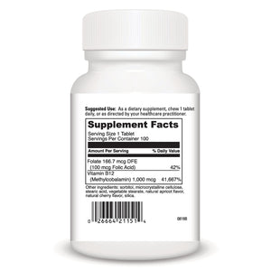 Davinci Laboratories Chewable B12-mc - 100 Count - The Oasis of Health