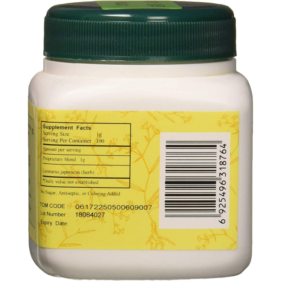 e-fong Yi Mu Cao， Chinese Motherwort (aboveground Parts) 100 g granules 5: 1 by Baicao