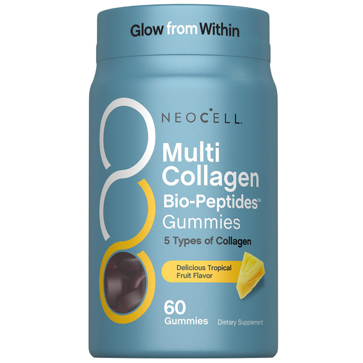 NeoCell Multi Collagen Bio-Peptides Gummies | 60 ct | Tropical Flavor