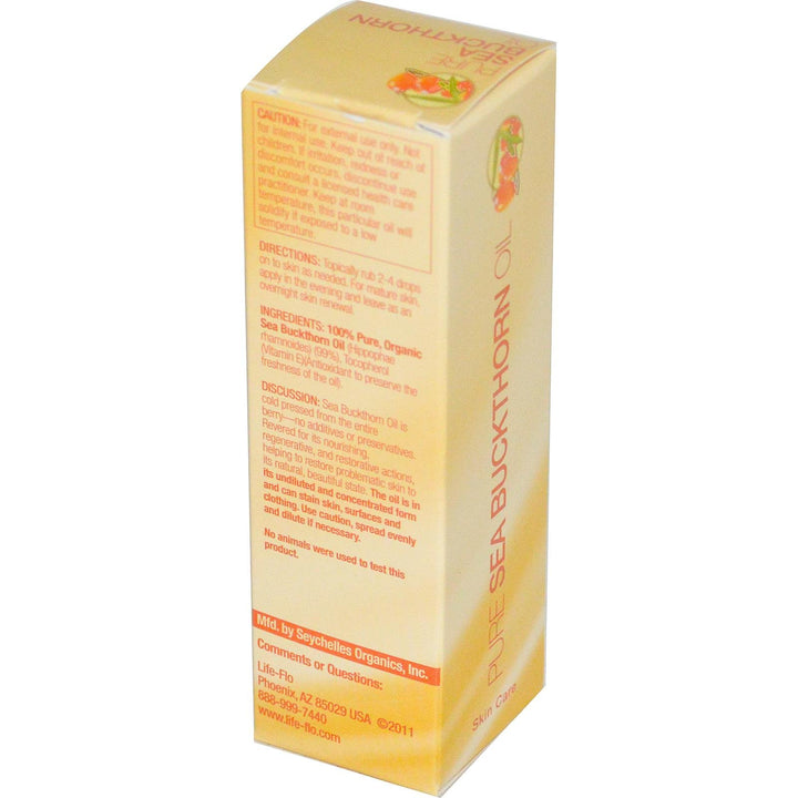LIFE FLO SEA BUCKTHORN OIL,PURE, 1 FZ