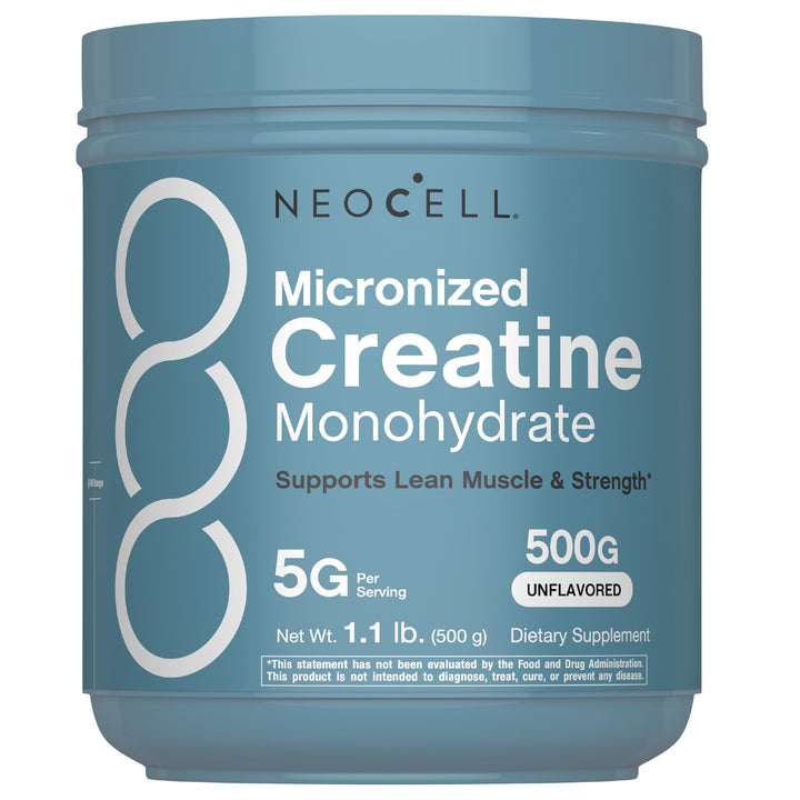 NeoCell Creatine Monohydrate Powder | 1.1 lb | Unflavored | Micronized