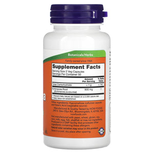 Now Foods Echinacea 400 mg 100 Vcaps - 4660 - The Oasis of Health