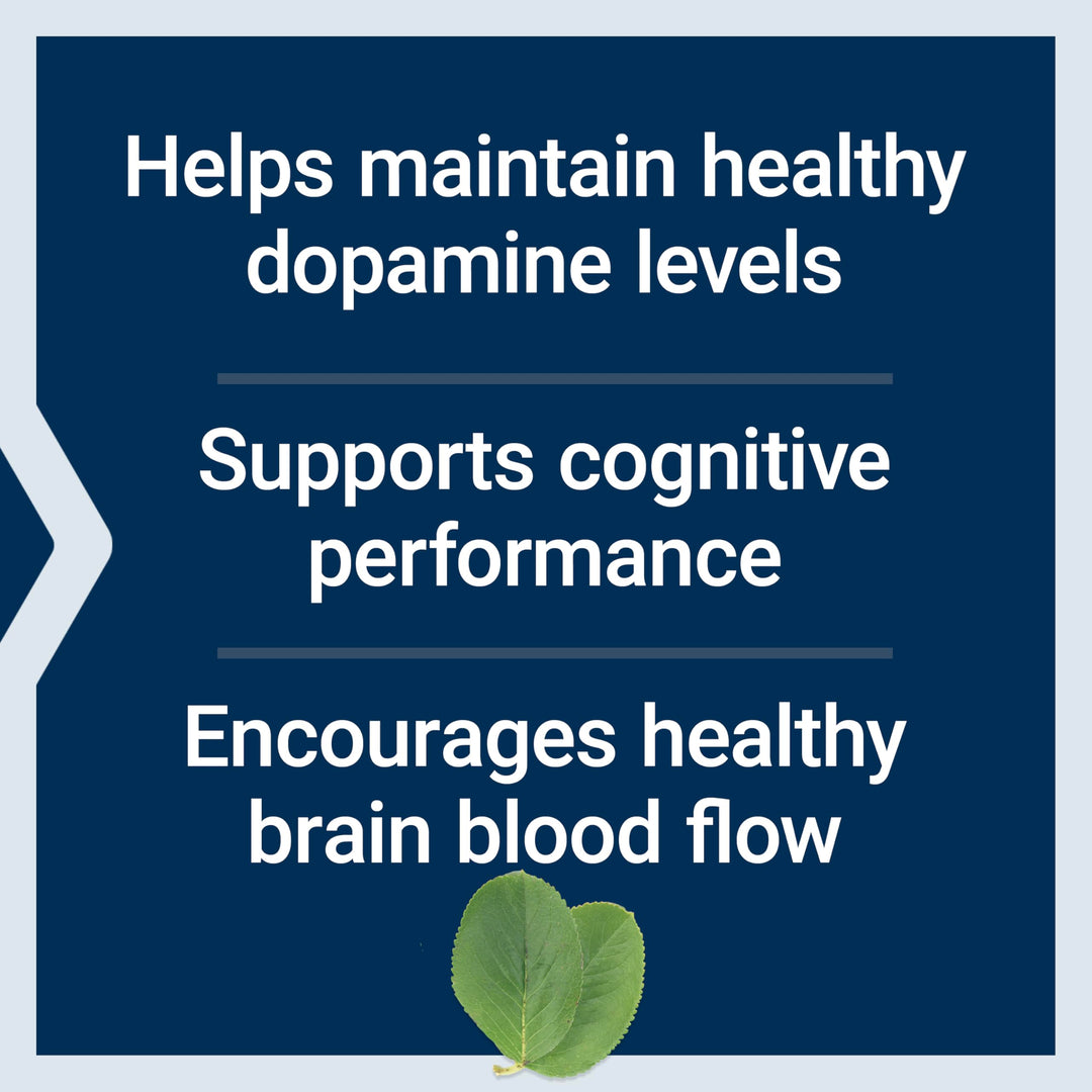 Life Extension Dopa-Mind™, Dopamine Support Supplement, Supports Cognitive Performance, Healthy Dopamine Production, Gluten-Free, Non-GMO, Vegetarian, 60 Tablets