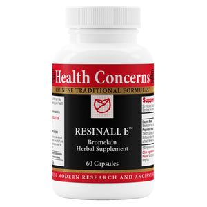 Health Concerns Resinall E Caps - Bromelain Supplements for Bruising & Swelling - 60 Capsules