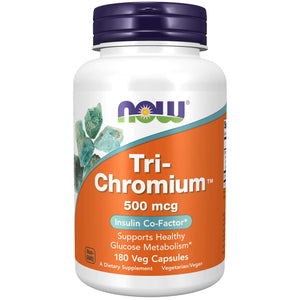 Now Foods Tri-Chromium 500 mcg With Cinnamon 180 Vcaps - 1426