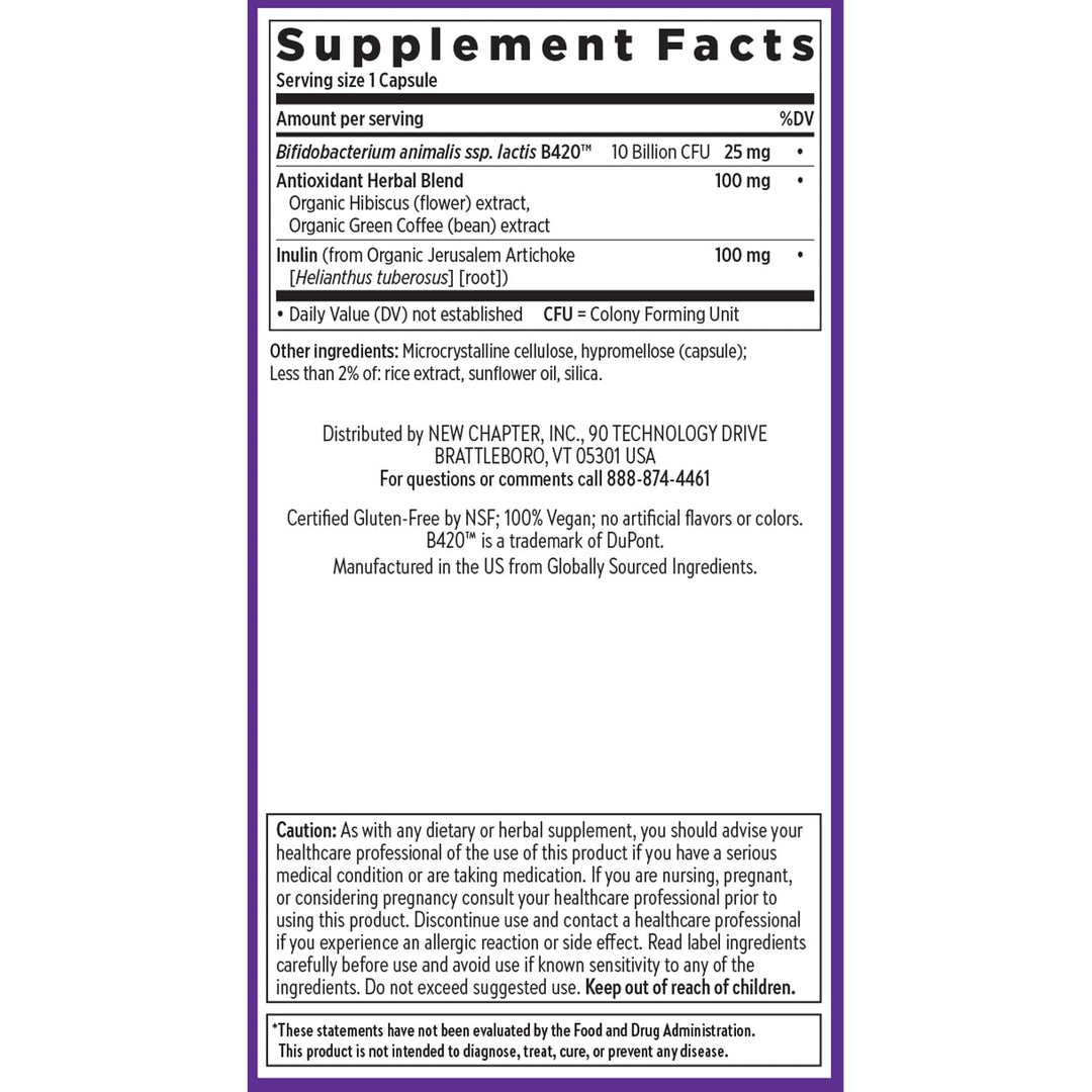 New Chapter Weight Management probiotic - 30 Count