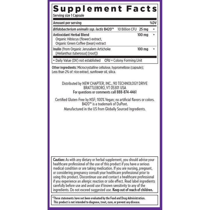 New Chapter Weight Management probiotic - 30 Count