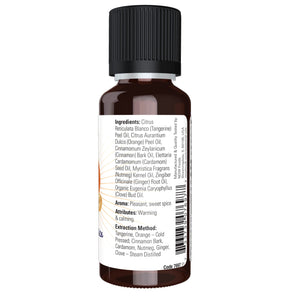 NOW Essential Oils, Pumpkin Spice Oil Blend, Pleasant Sweet Spice Scent With Warm and Calming Attributes, 1-Ounce - The Oasis of Health