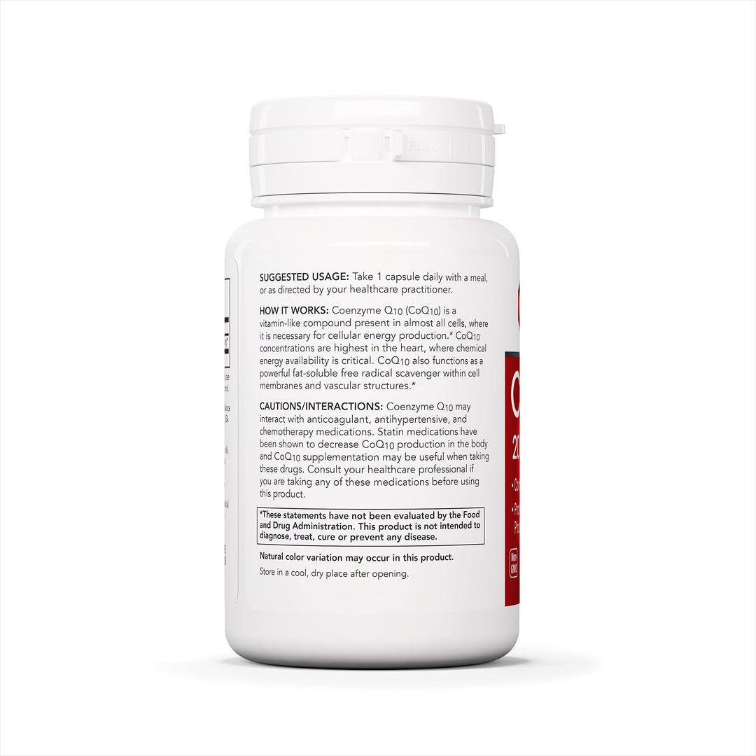 Protocol CoQ10 200 mg - for Heart Health* - Heart Supplements for Men &amp; Women* - Vegan &amp; Non-GMO - 30 Veg Capsules