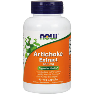 Now Foods Artichoke Extract 450 mg - 90 Vcaps - The Oasis of Health
