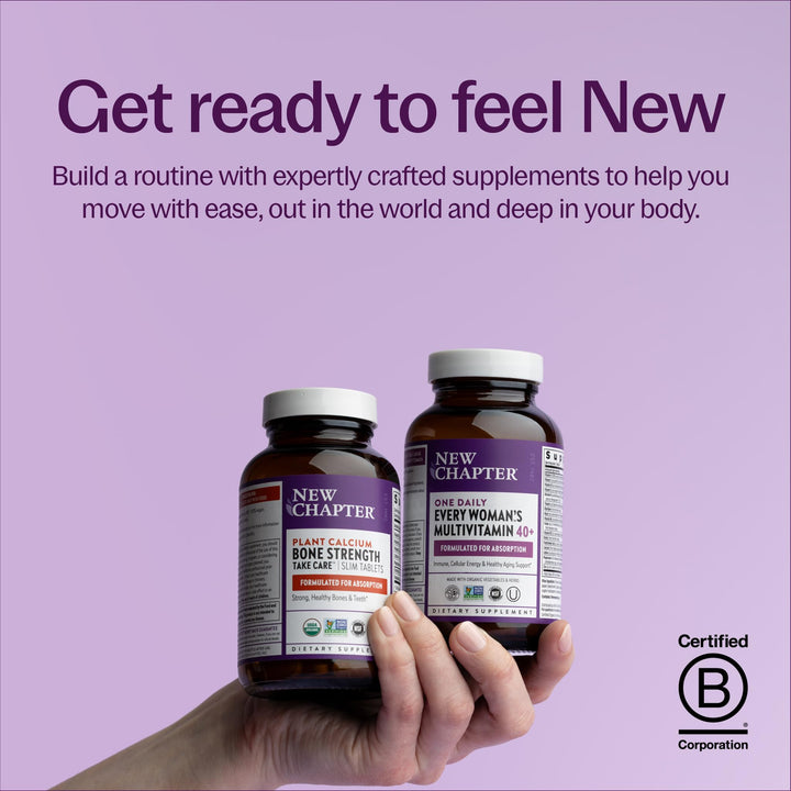 New Chapter Hair Skin &amp; Nails Vitamins - 1333% DV Biotin + Clinical-Strength Astaxanthin 4mg - Supports Keratin, Protects Collagen, Healthy Hair Growth - 1 Capsule Daily, 3rd Party Tested, 30 Count