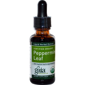 Gaia Herbs - Peppermint Leaf - 1 oz - The Oasis of Health