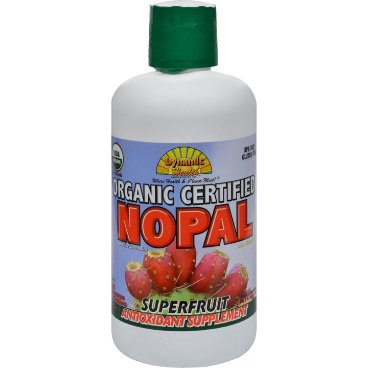 Dynamic Health: Organic Certified Nopal Juice Blend, 33.8 oz