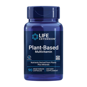 Life Extension Whole Food Multivitamin, Plant-derived Vitamin D3, A, B, C & E, Plus Minerals, Plant extracts, Stay Healthy from Head to Toe, Gluten-Free, Non-GMO, Vegetarian, 90 Capsules - The Oasis of Health