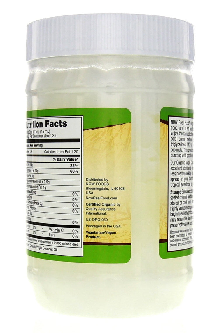 NOW Foods - Virgin Coconut Oil 20 fl oz