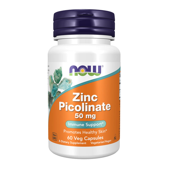 Now Foods Zinc Picolinate 50mg 60 Vcaps - 1550 - 3 Pack