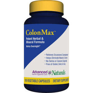 Advanced Naturals Colonmax Caps, 100 Count, Blue and White (16900) - Set of 4