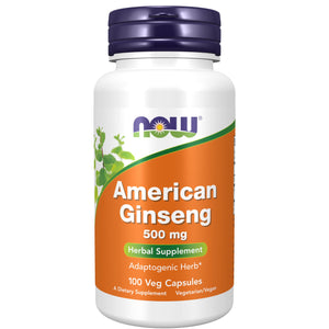 Now Foods American Ginseng 500 mg 100 Vcaps - 4004