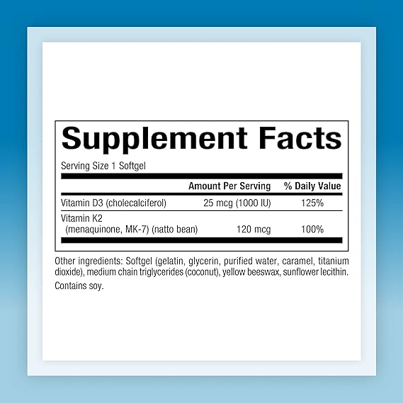 Vitamin K2 (as natural MK-7 Menaquinone - 100 mcg) / 60SG