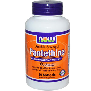 Now Foods Pantethine 600 mg 60 Softgels - 0489