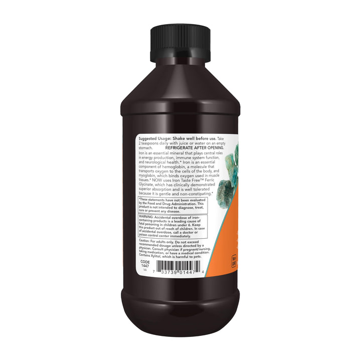 Now Foods Iron Liquid 8oz - 1447