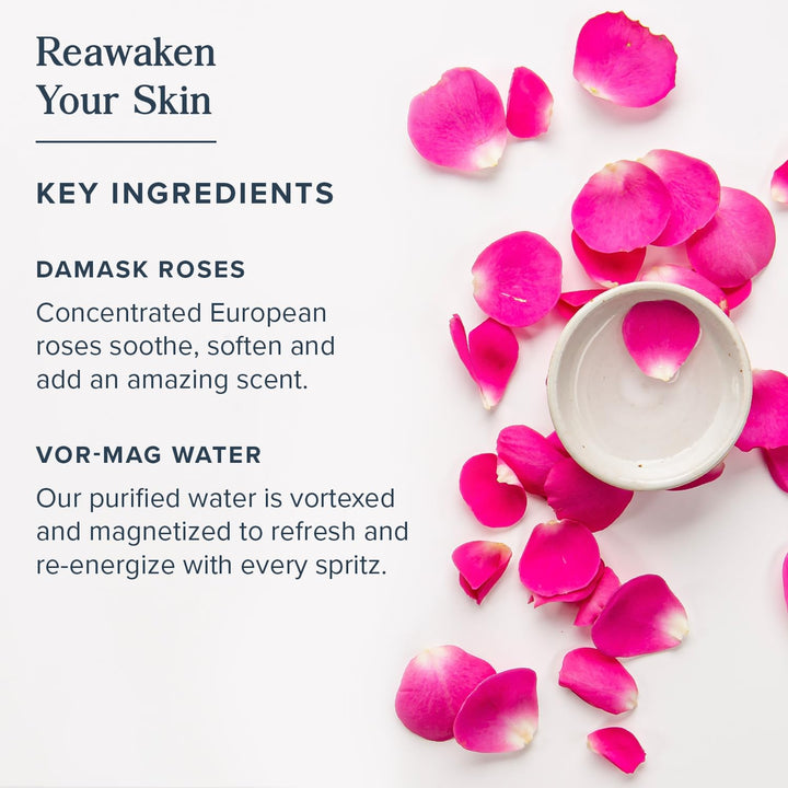 HERITAGE STORE Rosewater Concentrate - Aromatherapy Essence w/Damask Rose - Add Water for a Hydrating Face Mist or Blend Into Unscented Beauty Products - Hypoallergenic, Vegan, 60-Day Guarantee, 2oz