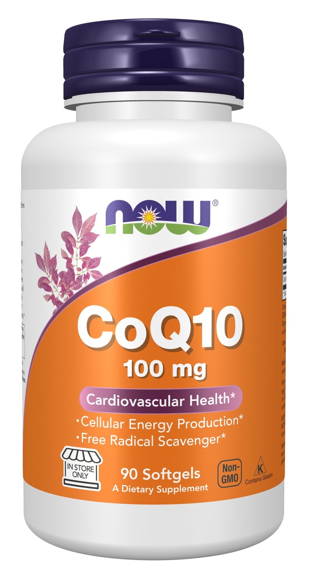 NOW Foods CoQ10 100mg 90 Softgel