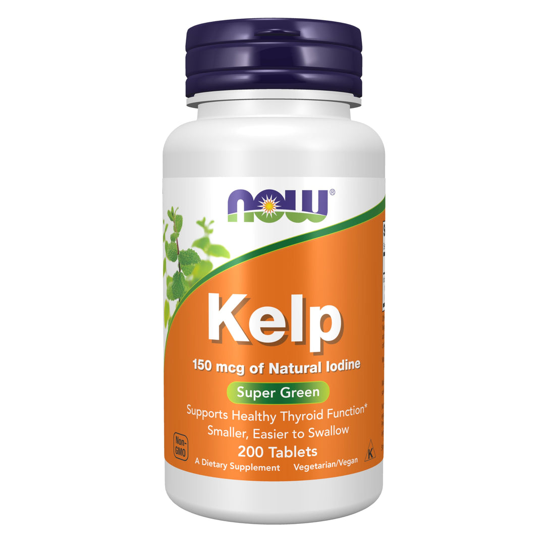 Now Foods Kelp 150 mcg 200 Tablets - 2680 - 3 Pack