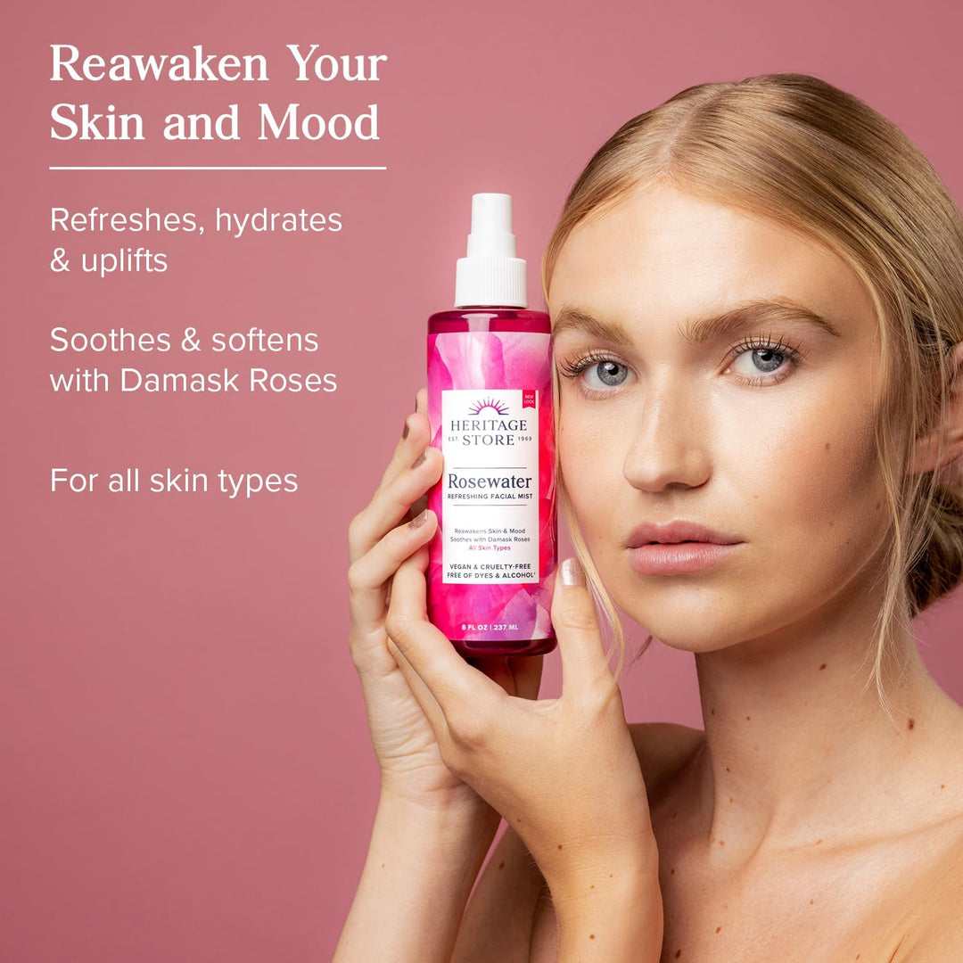 Heritage Rose Water W Atomizer